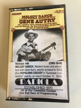 GENE AUTRY & HOPALONG CASSIDY: Casette Vintage gene‎ autry / hopalong cassidy